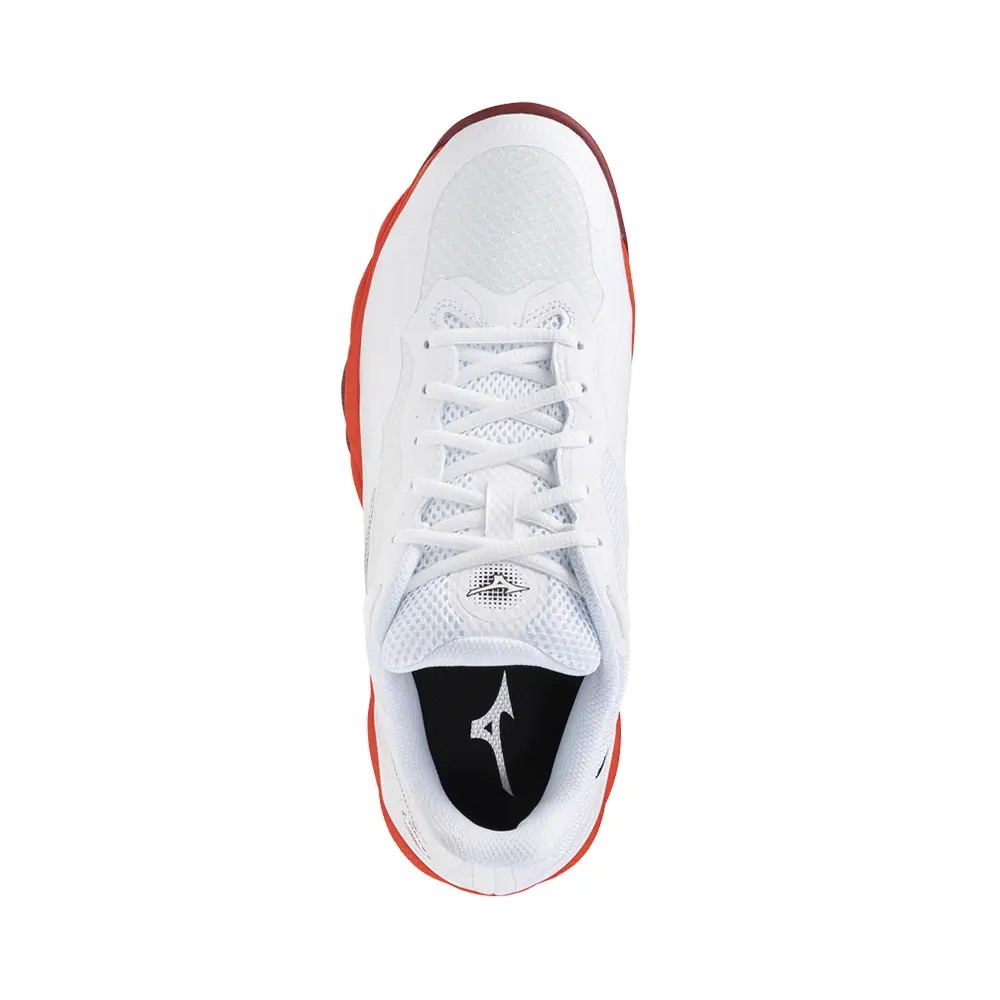 MIZUNO WAVE ENFORCE COURT CLAY WHITE/CORAL 61GC2435 - Image 4