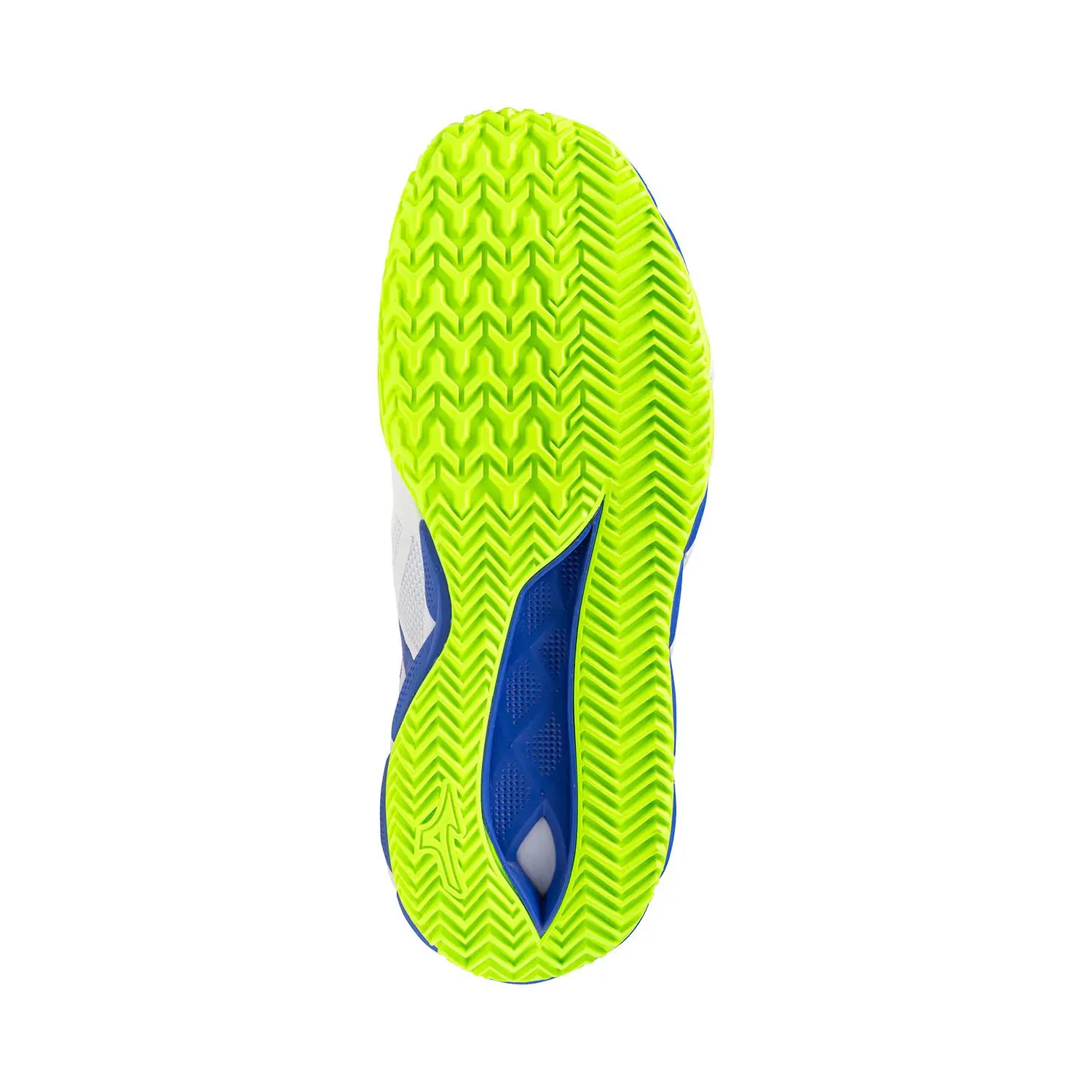 MIZUNO WAVE ENFORCE TOUR 2 CLAY COURT WHITE/BLUE/FLUORESCENT YELLOW 61GC2603 - Image 4
